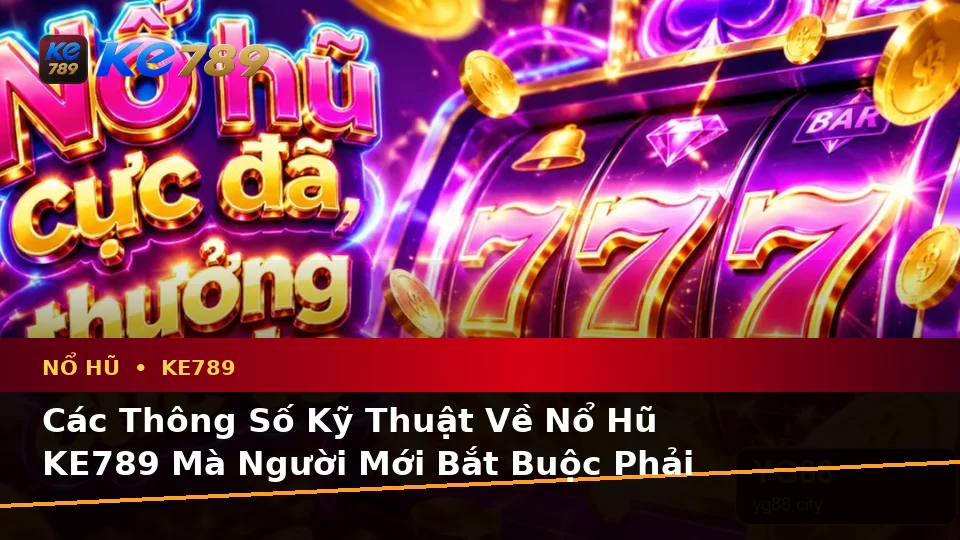 Nổ Hũ KE789: Hướng Dẫn Người Mới Kiểm Tra Giao Diện Và Thông Tin Quan Trọng Về Slot, Jackpot Tại ke789pg.love