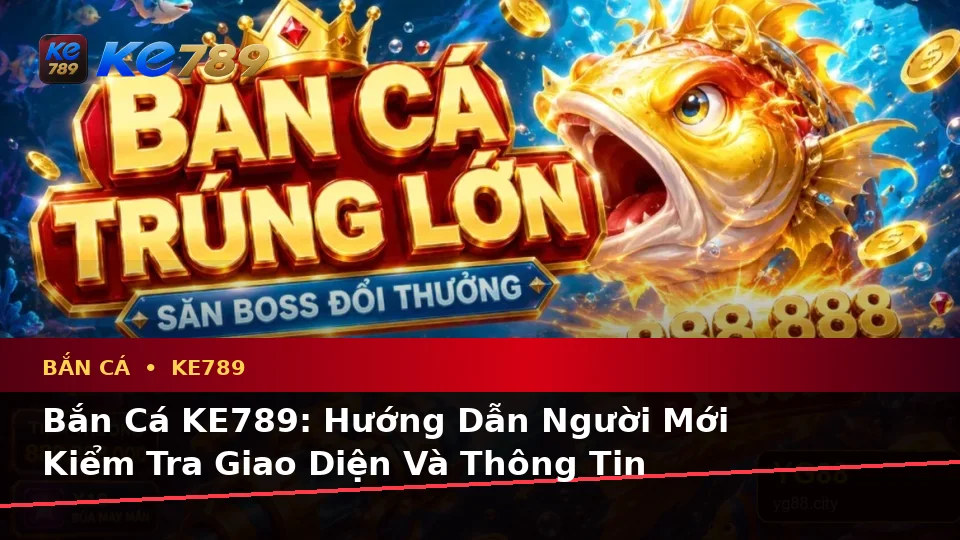 Bắn Cá KE789: Hướng Dẫn Người Mới Kiểm Tra Giao Diện Và Thông Tin Săn Thưởng Tại ke789pg.love