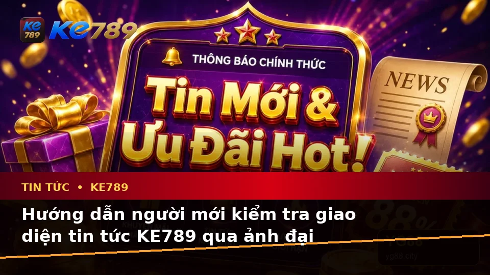 Hướng Dẫn Người Mới Kiểm Tra Giao Diện Và Đọc Tin Tức KE789: Cập Nhật Ưu Đãi, Điều Kiện Khuyến Mãi Tại ke789pg.love