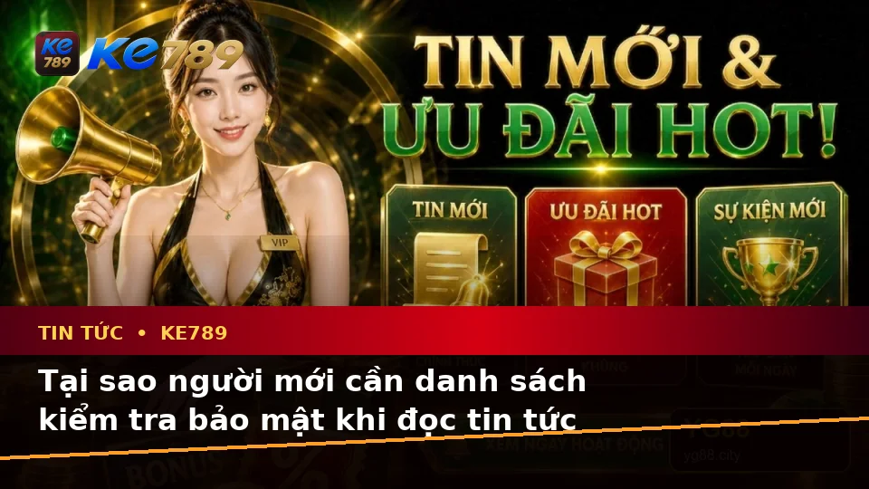 Danh Sách Kiểm Tra Bảo Mật Trước Khi Đọc Tin Tức KE789: Ưu Đãi, Điều Kiện Khuyến Mãi Và Cập Nhật Mới Tại ke789pg.love