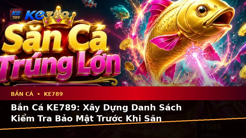 Bắn Cá KE789: Xây Dựng Danh Sách Kiểm Tra Bảo Mật Trước Khi Săn Thưởng Tại ke789pg.love