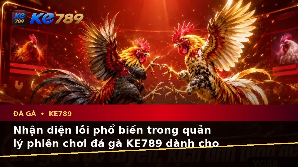 Đá Gà Trực Tuyến KE789: Nhận Diện Lỗi Quản Lý Phiên Chơi Và Cách Xử Lý Có Trách Nhiệm – ke789pg.love