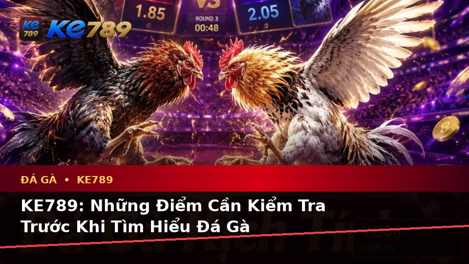 KE789: Những Điểm Cần Kiểm Tra Trước Khi Tìm Hiểu Đá Gà