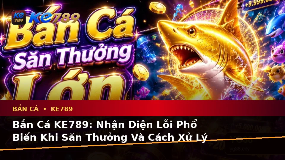 Bắn Cá KE789: Nhận Diện Lỗi Phổ Biến Khi Săn Thưởng Và Cách Xử Lý Có Trách Nhiệm – ke789pg.love