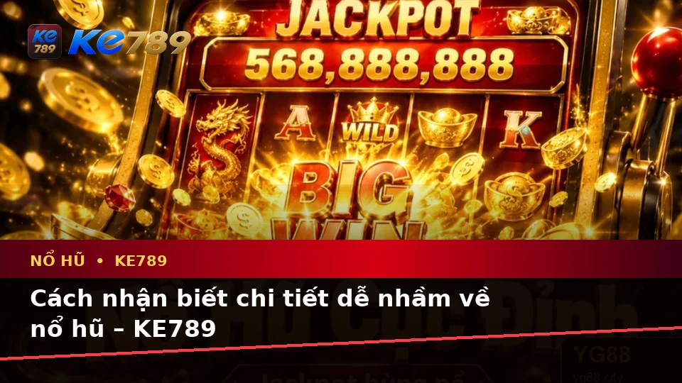 Cách nhận biết chi tiết dễ nhầm về nổ hũ – KE789