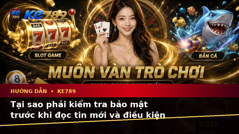 Danh Sách Kiểm Tra Bảo Mật Trước Khi Dùng Hướng Dẫn KE789 Cho Người Mới: Đọc Tin Mới Và Điều Kiện Khuyến Mãi Tại ke789pg.love
